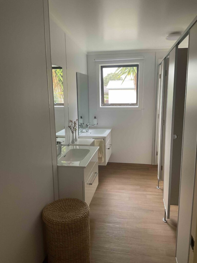 Bathroom view of Sinks